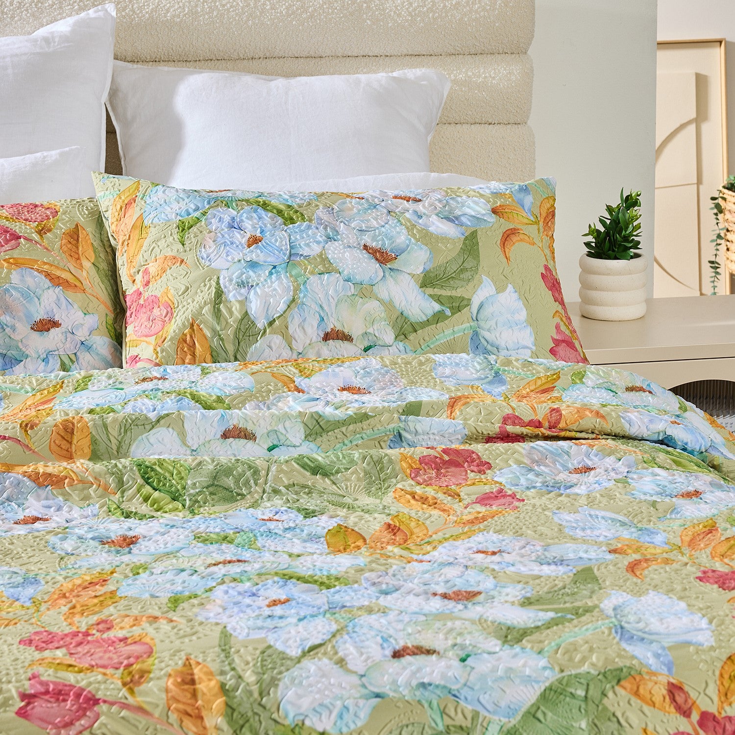 Hometones Rita Textured Duvet Cover Set