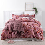 Hometones Maria Brushed Microflannel Duvet Cover Set