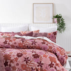 Hometones Maria Brushed Microflannel Duvet Cover Set