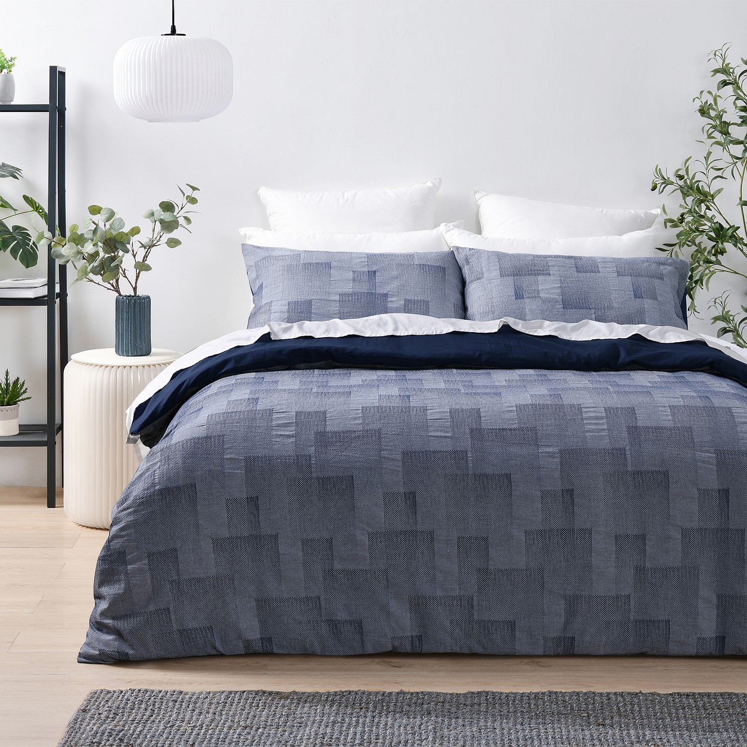 Baker St Linen Cedric Cotton Duvet Cover Set