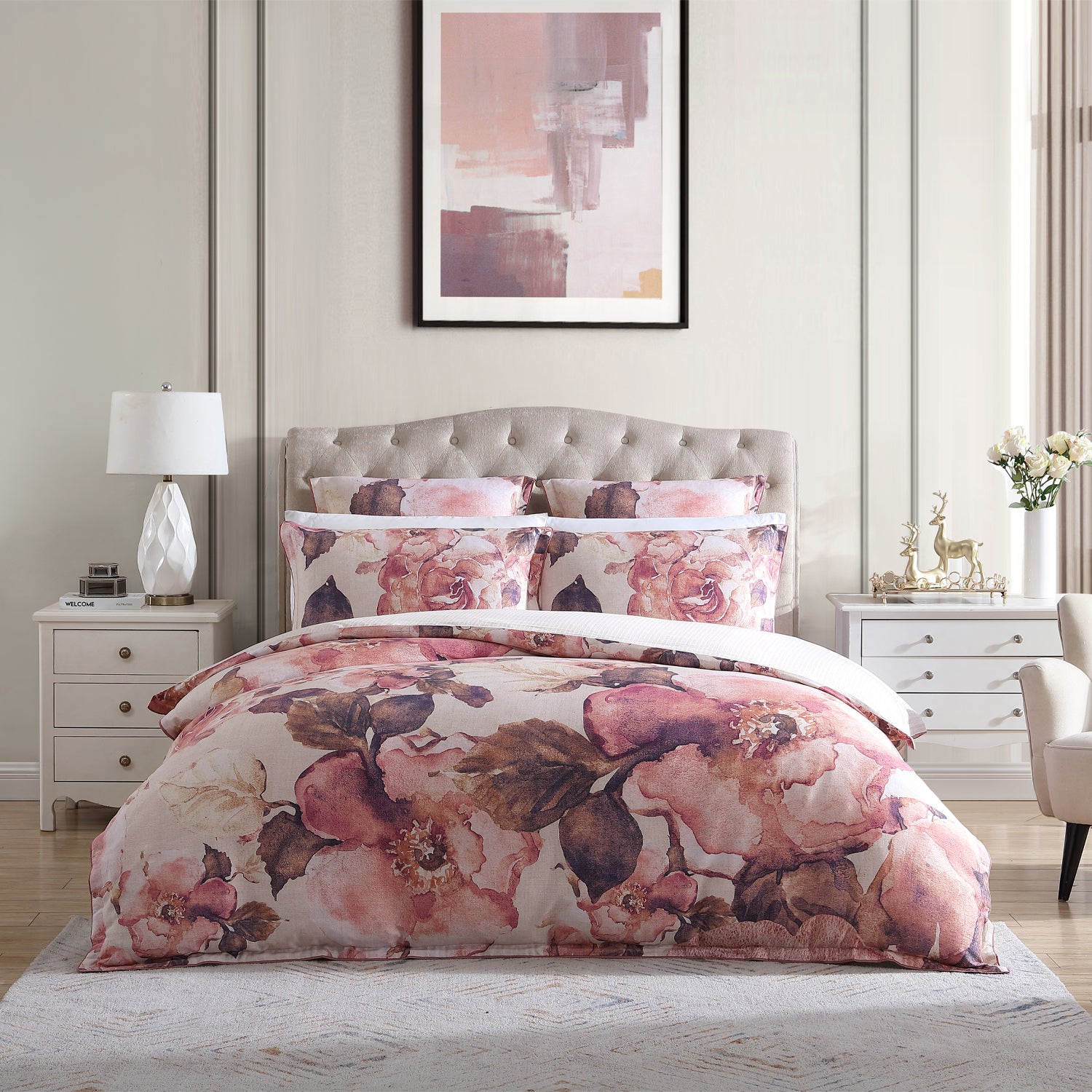 Private Collection Camille Blush Duvet Cover Set