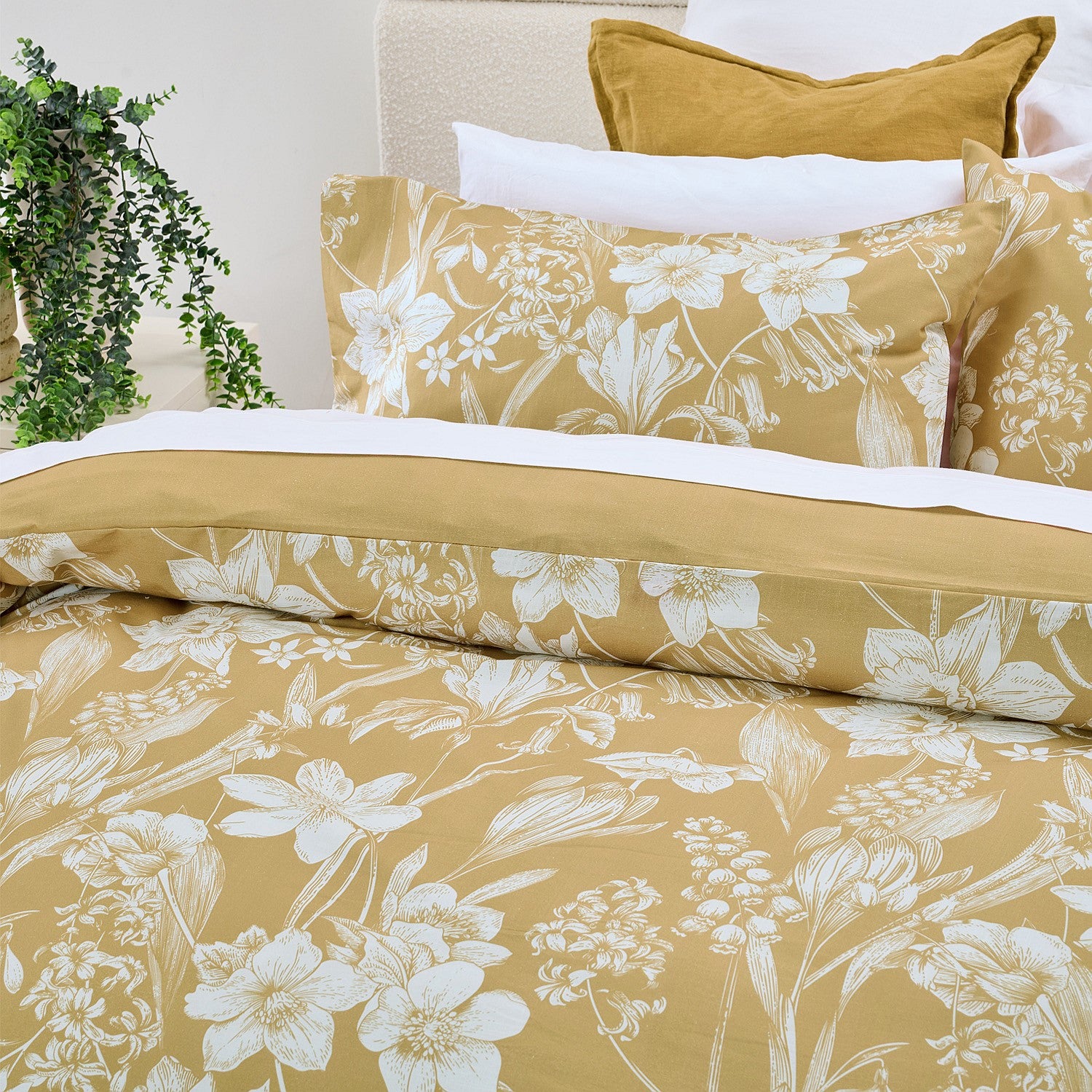 Design Republique Leonia Cotton Slub Duvet Cover