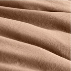 Close-up of brown textured fabric
