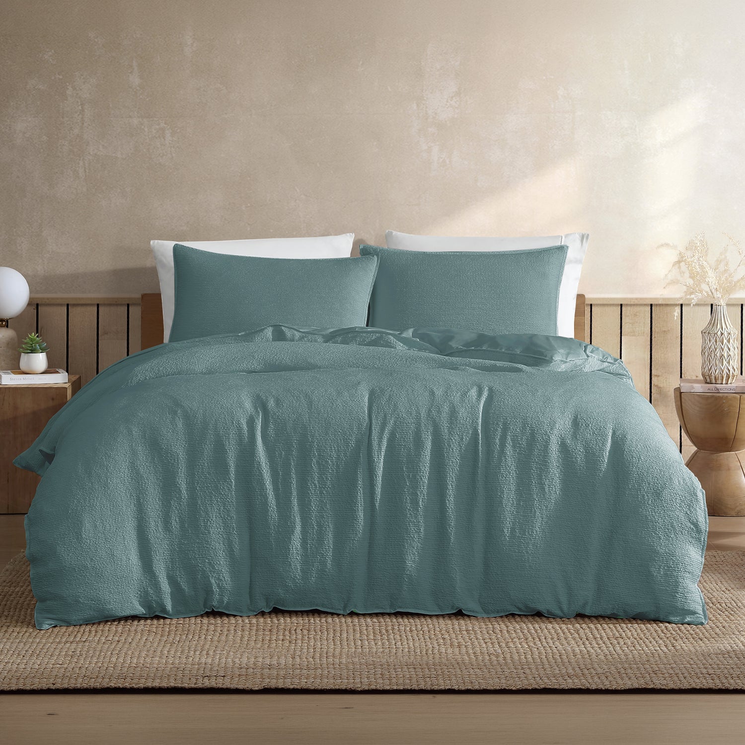 Hometones Hallie Textured Duvet Cover Set