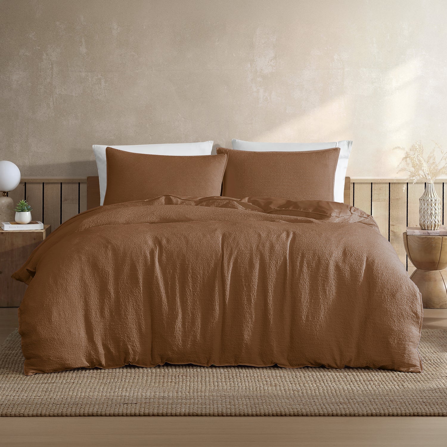 Hometones Hallie Textured Duvet Cover Set