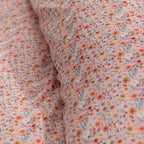 Detailed close-up of the Marlo Mia Floral fabric showcasing the colourful floral pattern and soft cotton sateen finish.