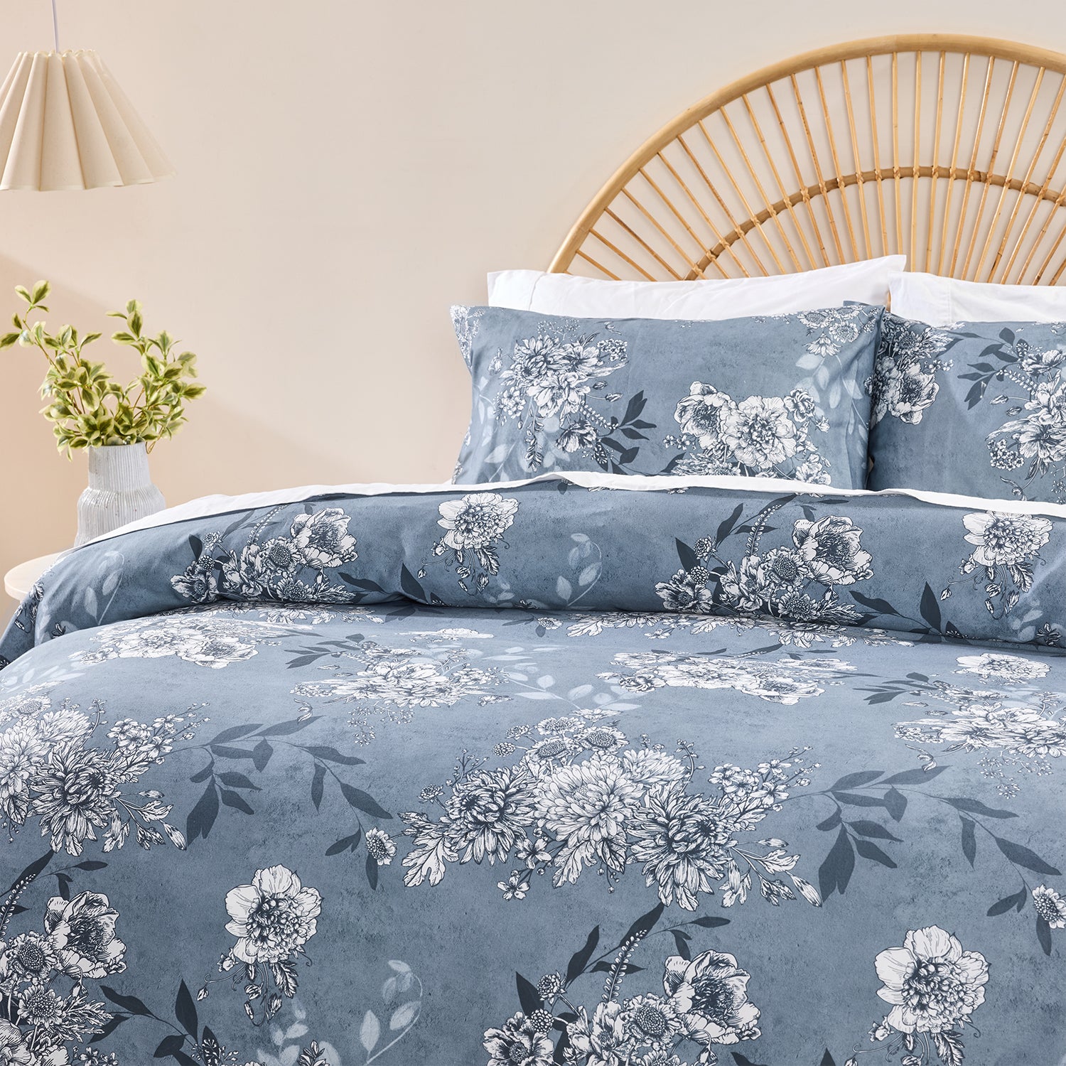 Gracious Living Maddy Cotton Duvet Cover Set