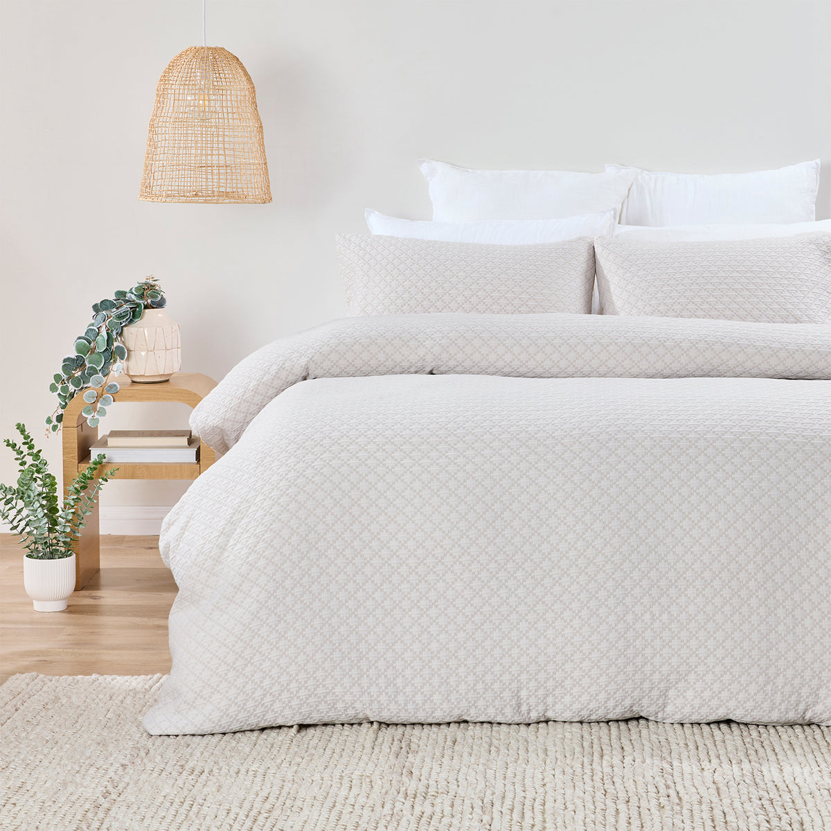 Fieldcrest Winslow Jacquard Duvet Cover Set