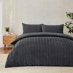 Baker St. Linen Tristan Cotton Jacquard Duvet Cover Set