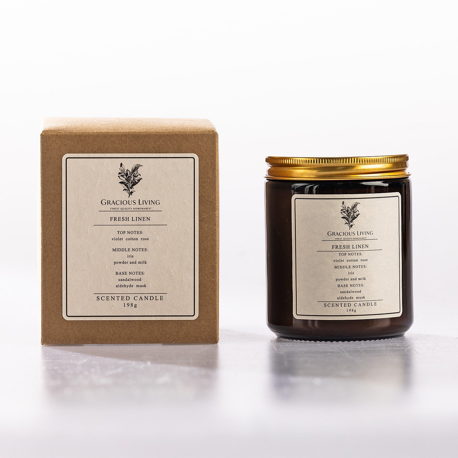 Gracious Living Scented Candle 198g
