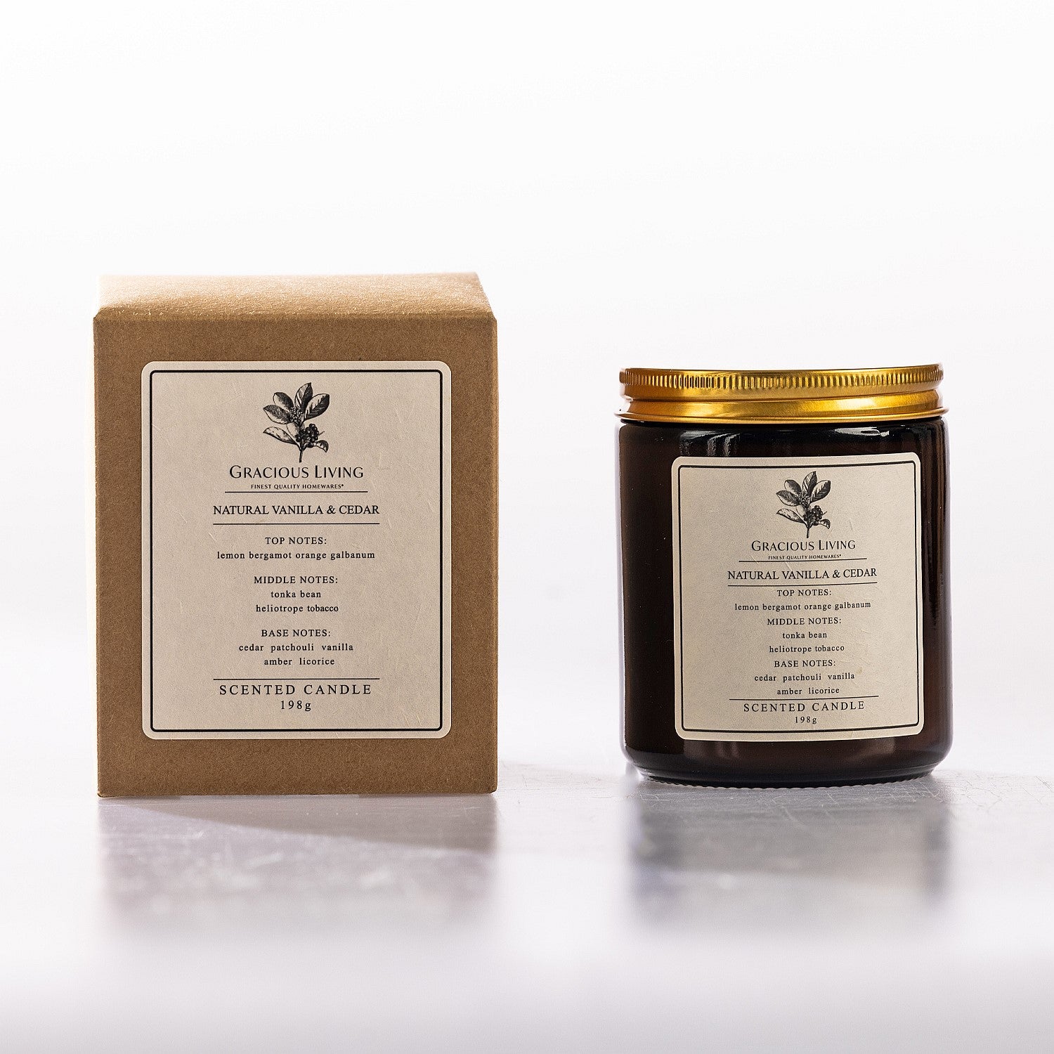 Gracious Living Scented Candle 198g