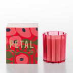 The Aromatherapy Co. Petal Hibiscus & Berry scented candle with matching floral box.