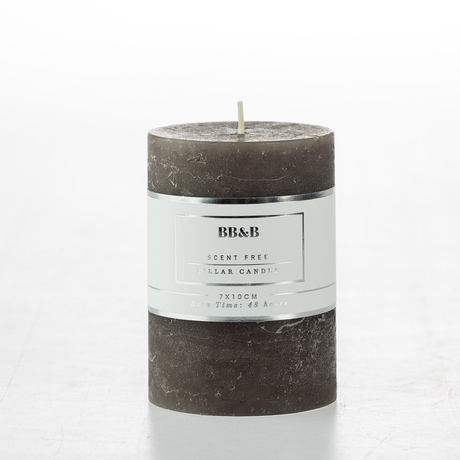 bb&b Scent Free 10cm Pillar Candle