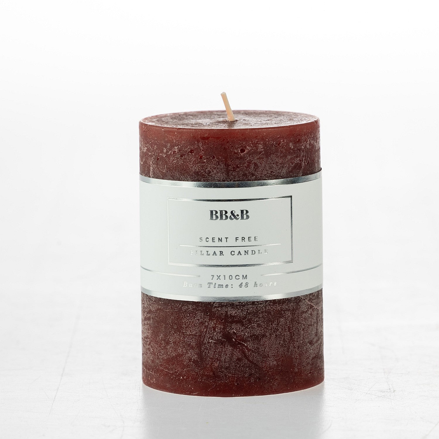 bb&b Scent Free 10cm Pillar Candle