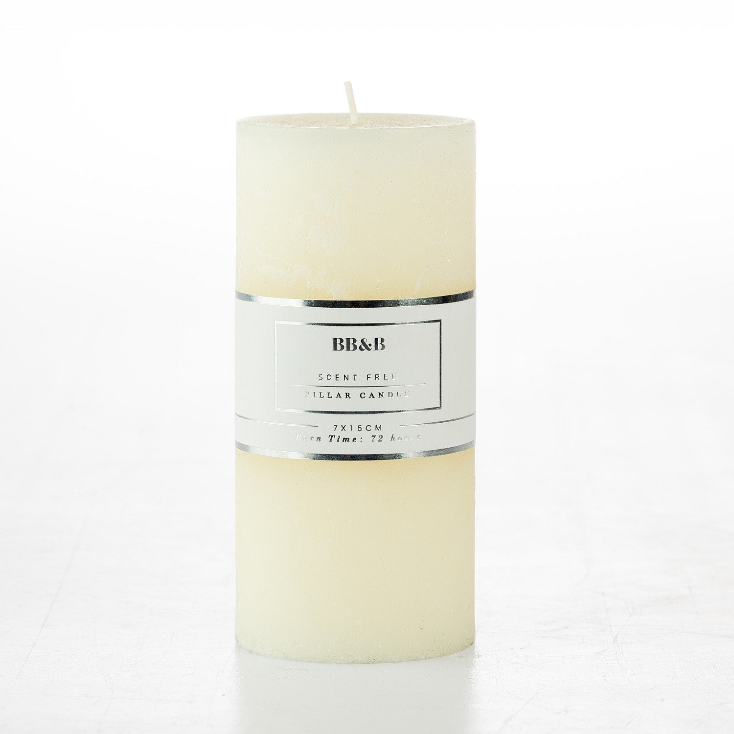 bb&b Scent Free 15cm Pillar Candle