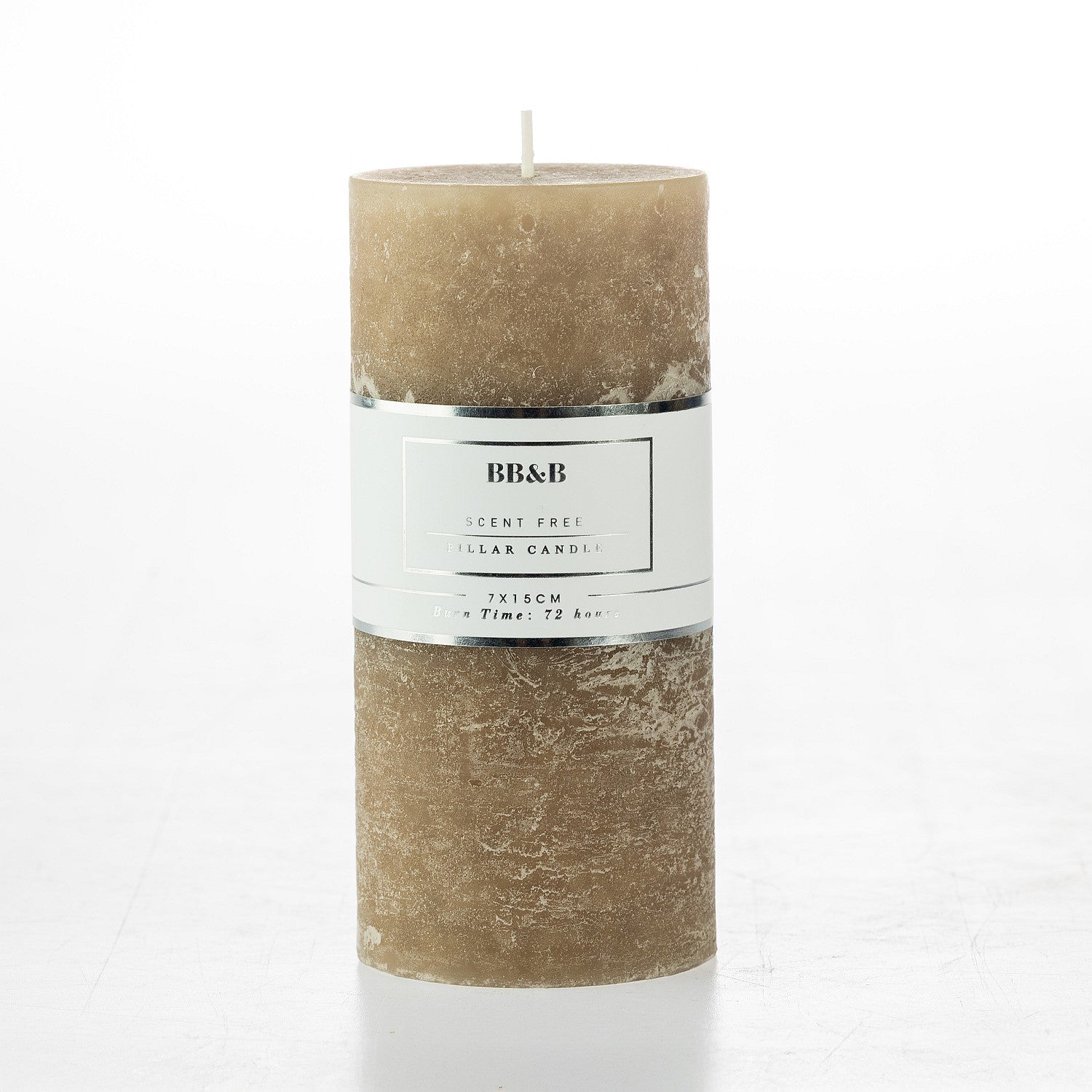 bb&b Scent Free 15cm Pillar Candle