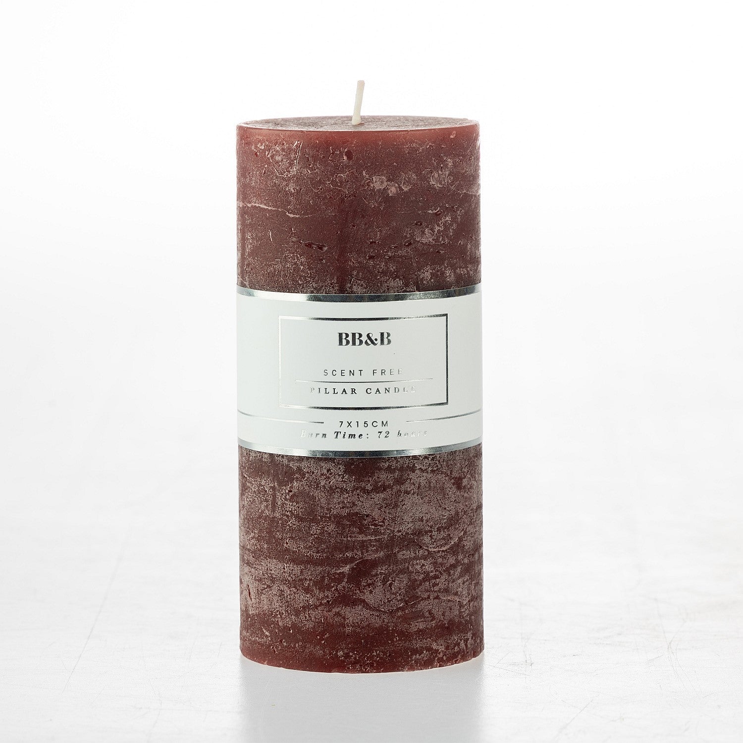 bb&b Scent Free 15cm Pillar Candle