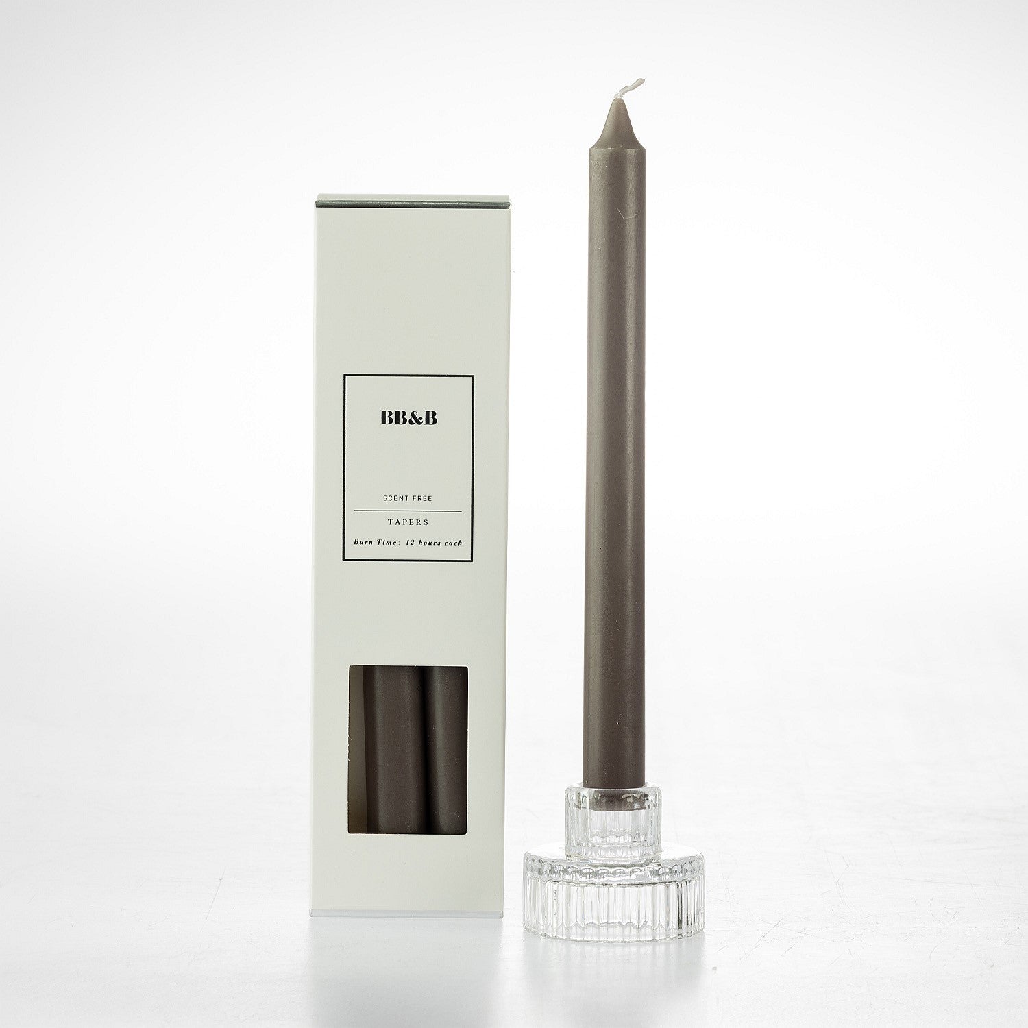 bb&b Scent Free Set of 6 Tapered Candles