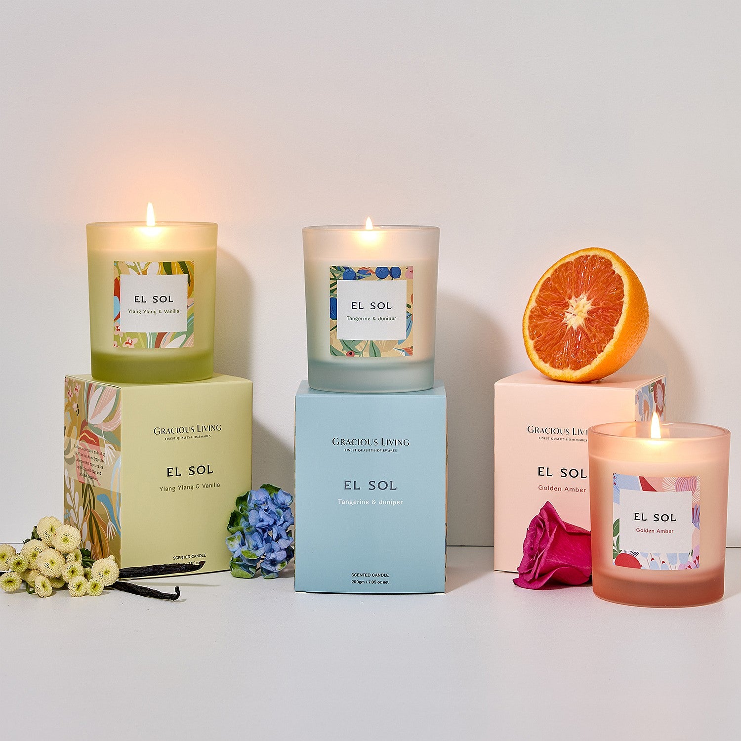 Gracious Living El Sol Candle 200G