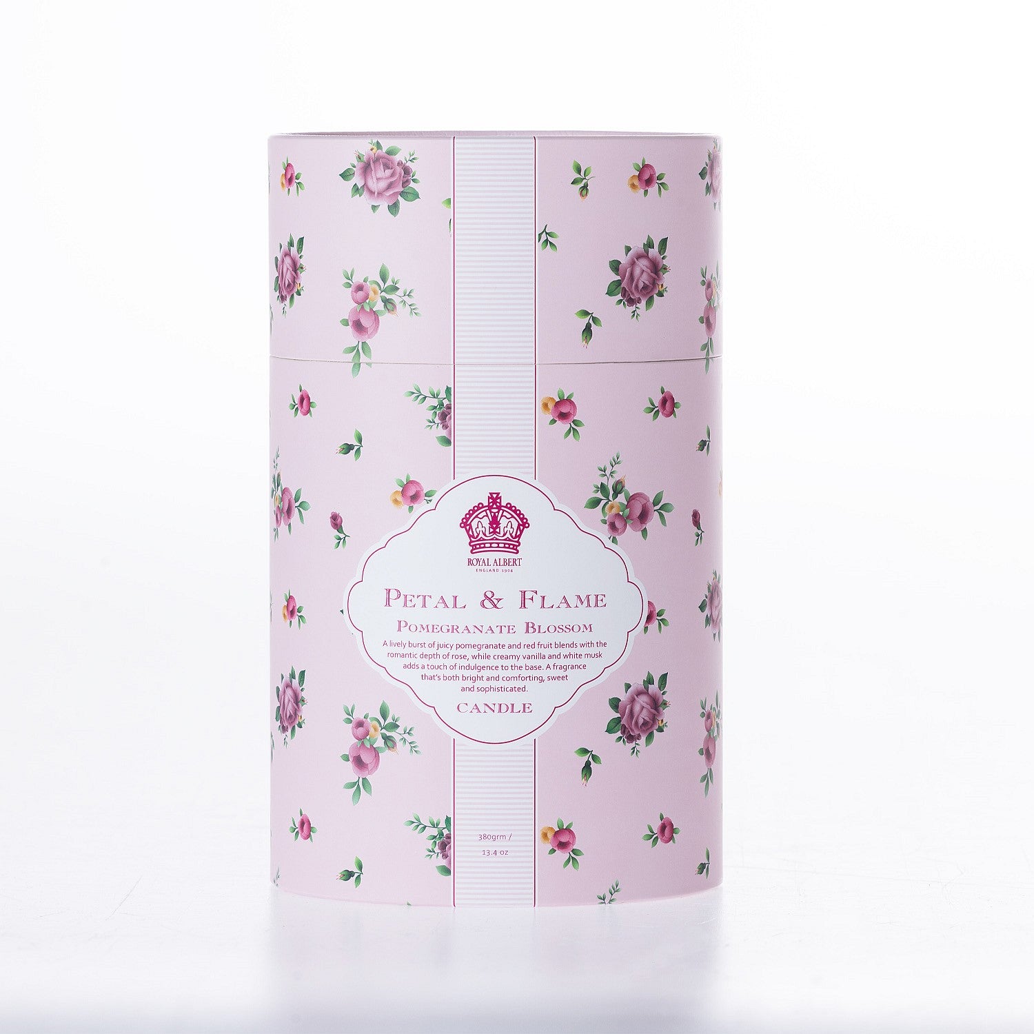 Royal Albert Petal & Flame Pomegranate Blossom Candle 380g