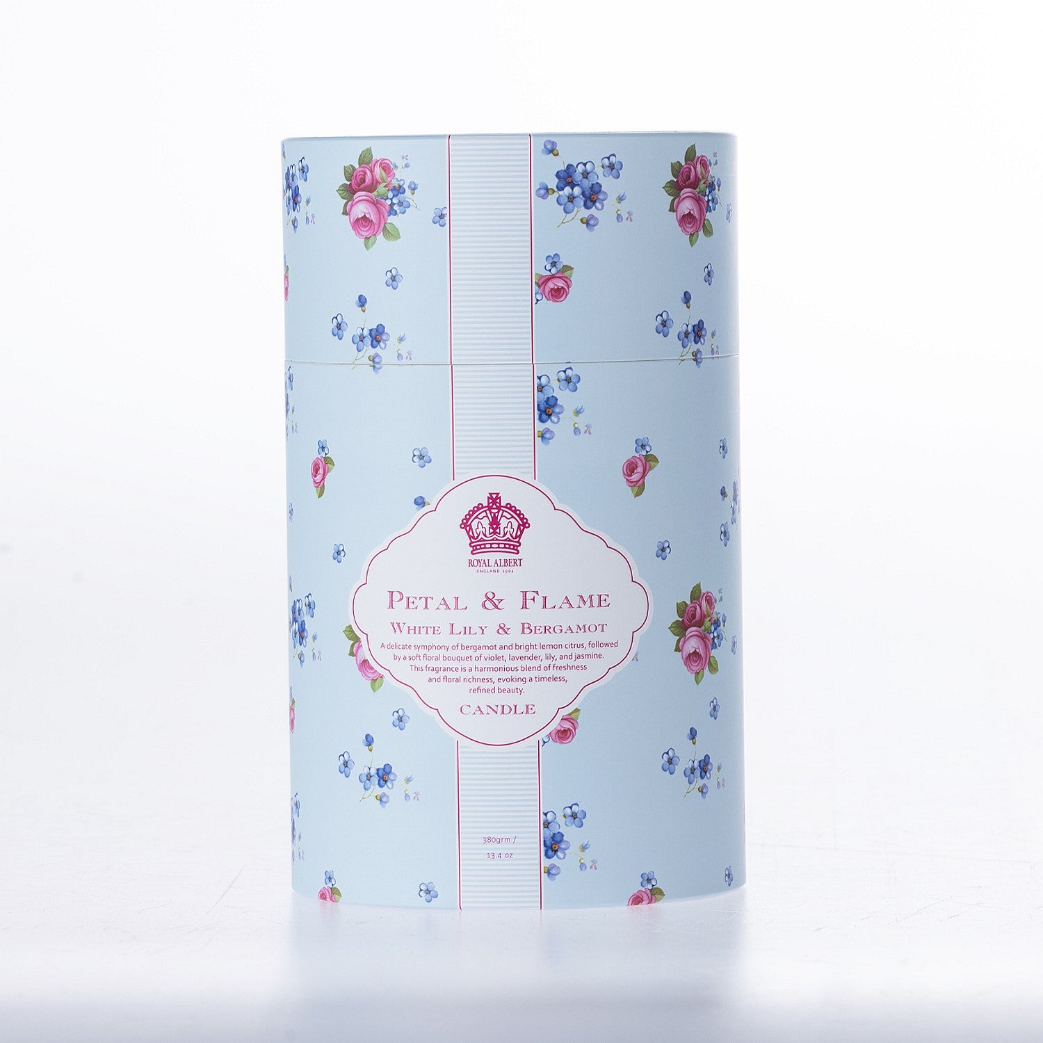 Royal Albert Petal & Flame Lily & Bergamont Candle 380g