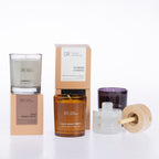 Design Republique Orion fragrance range featuring scented candles and a reedless diffuser in Bamboo Jasmine, Sage Berry Fruit, Lemongrass and Bergamot Sheer Musk.