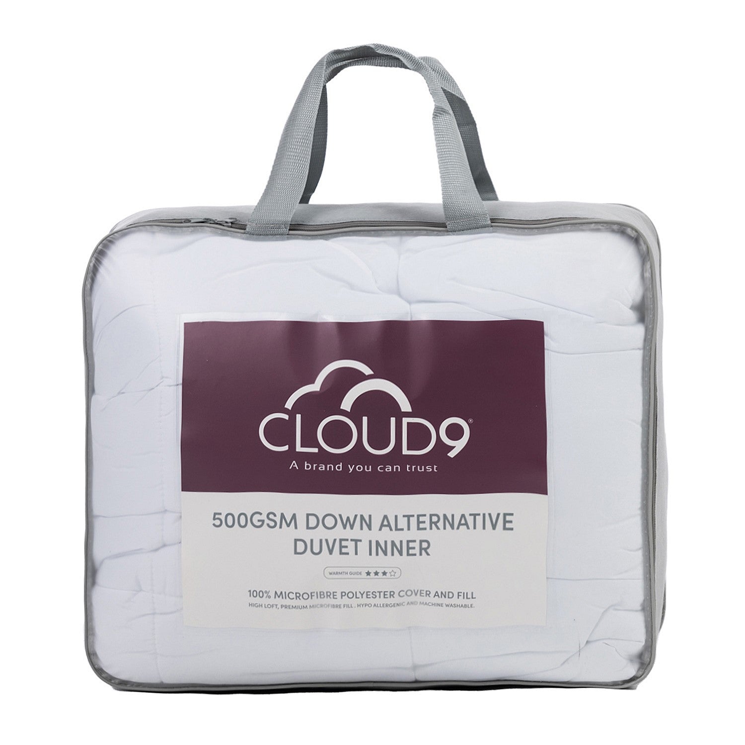 Cloud 9 500GSM Down Alternative Duvet Inner