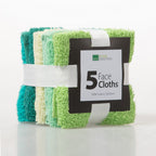 Home Essentials Face Cloth Value 5 Pack Multi