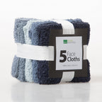 Home Essentials Face Cloth Value 5 Pack Multi