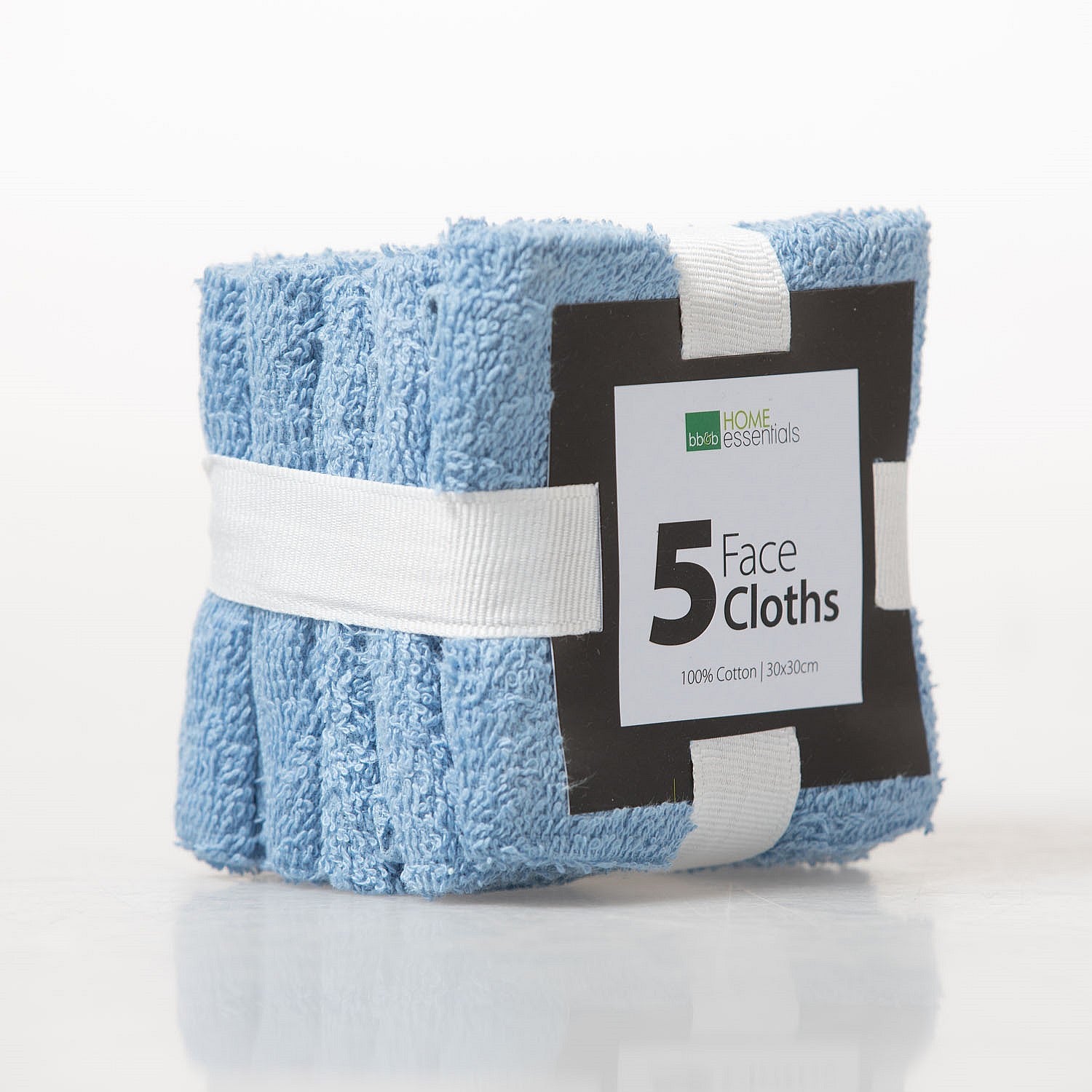 Home Essentials Face Cloth Value 5 Pack