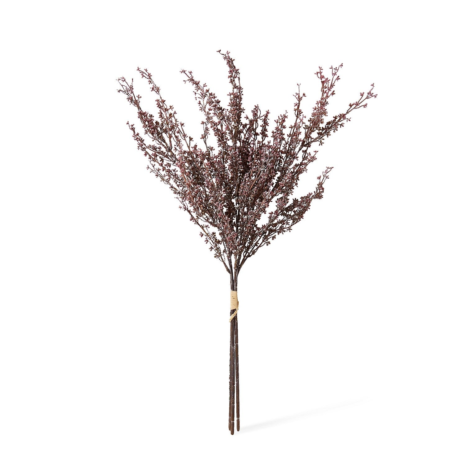 Elme Heather Decor Branch Bundle Deep Mauve