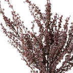 Elme Heather Decor Branch Bundle Deep Mauve