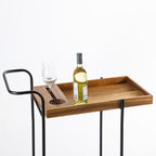 Design Republique Blanc Wine Bar Cart