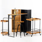 Design Republique Blanc Wine Bar Cart