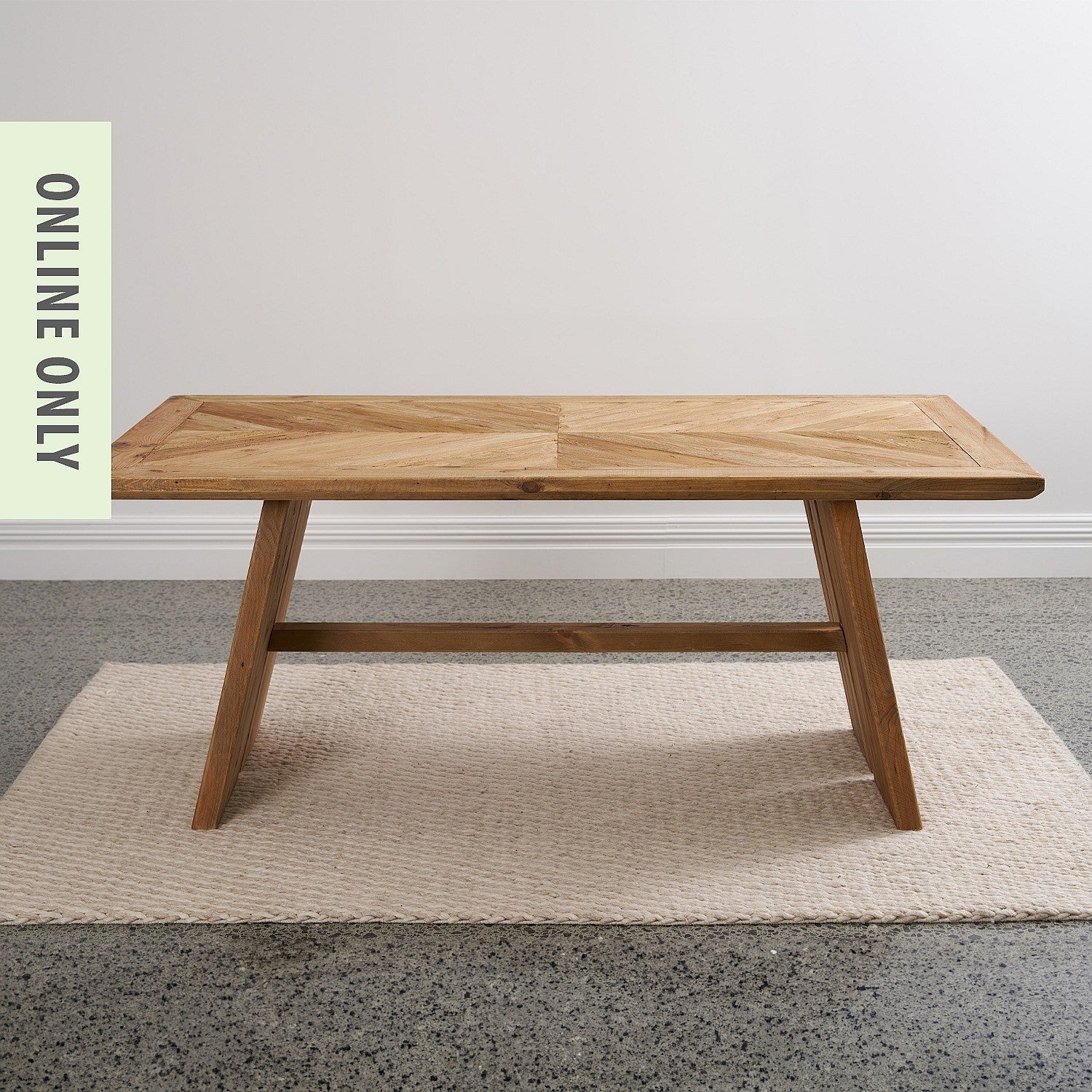 Ecoanthology Recycled Pine Trestle Table