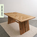 Ecoanthology Recycled Pine Trestle Table