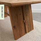 Ecoanthology Recycled Pine Trestle Table