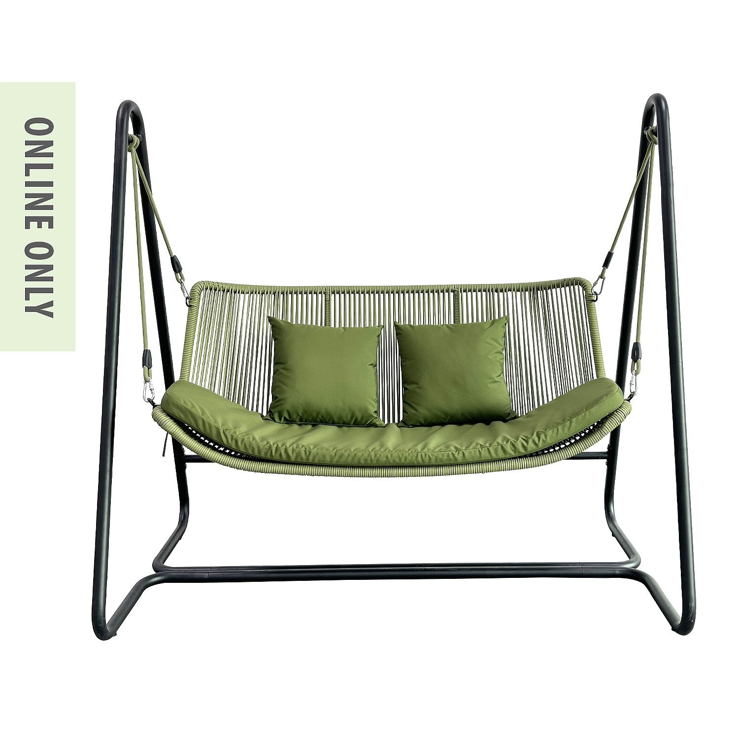 Outsidings Andy Two Seater Swing Chair Green