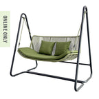 Outsidings Andy Two Seater Swing Chair Green
