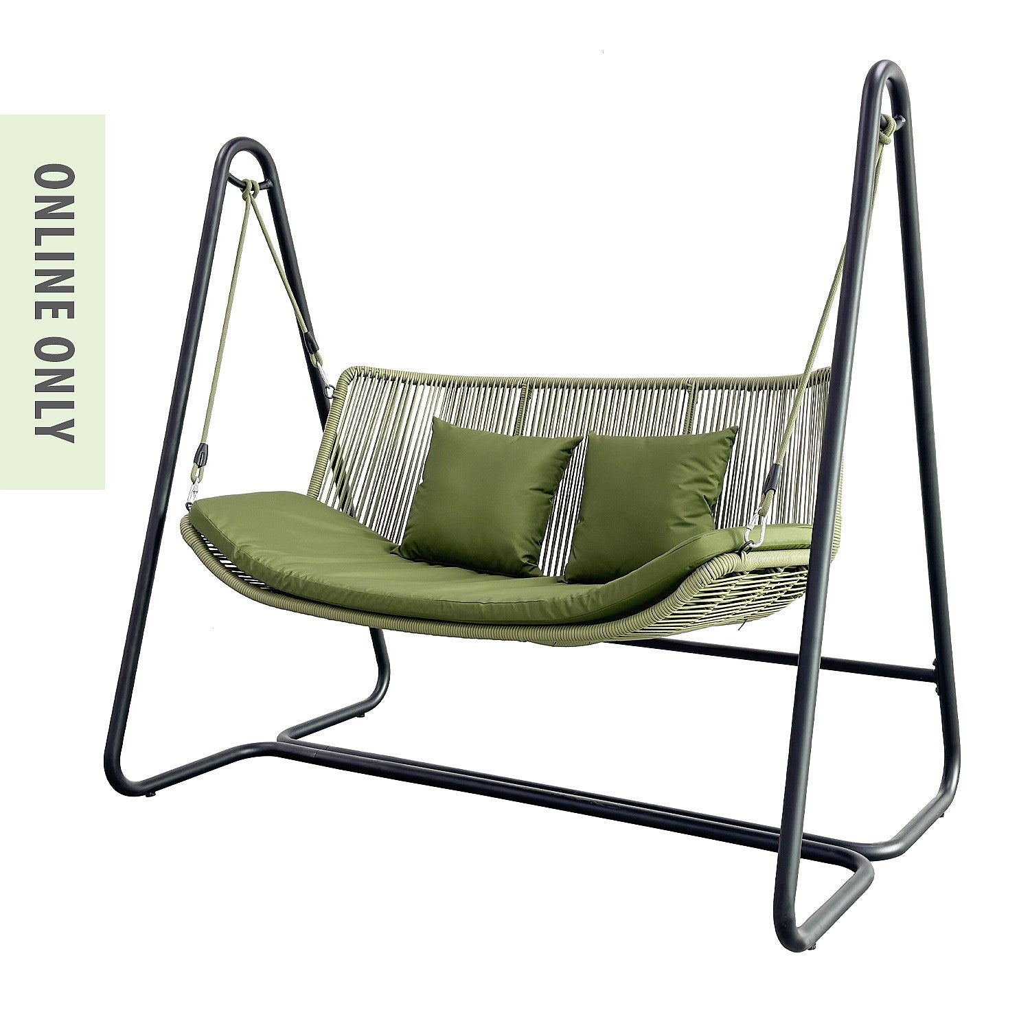 Outsidings Andy Two Seater Swing Chair Green