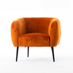 Design Republique Olivia Velvet Chair Rust