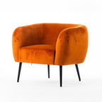 Design Republique Olivia Velvet Chair Rust