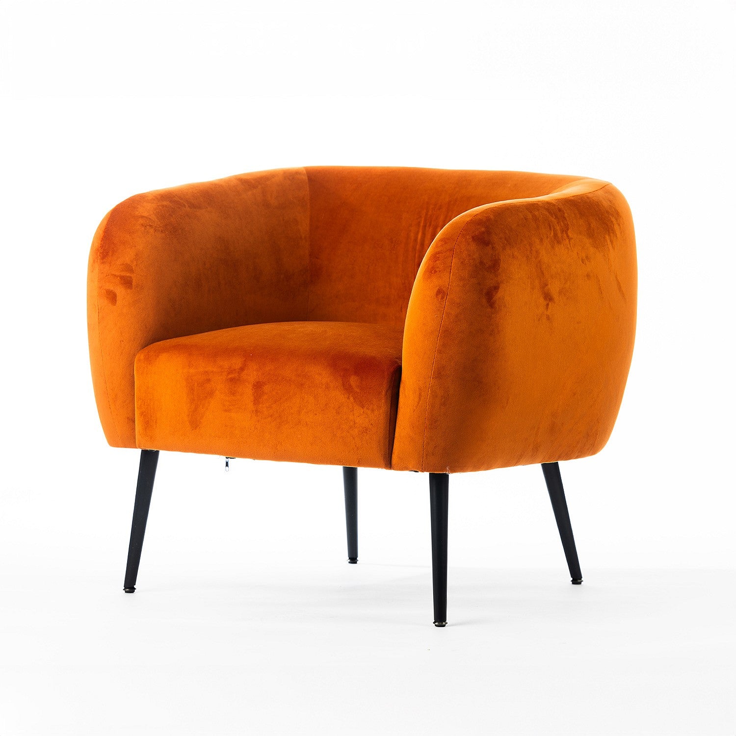 Design Republique Olivia Velvet Chair Rust