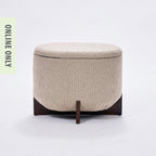 Design Republique Ayla Boucle Storage Ottoman