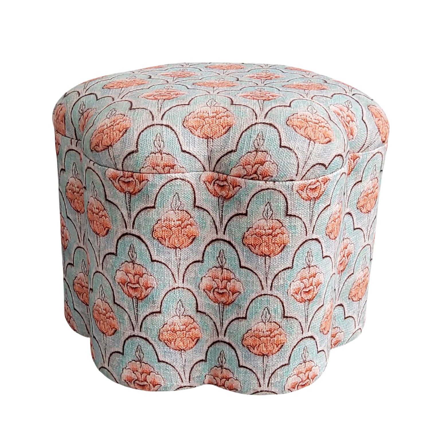 Design Republique Asti Flower Ottoman