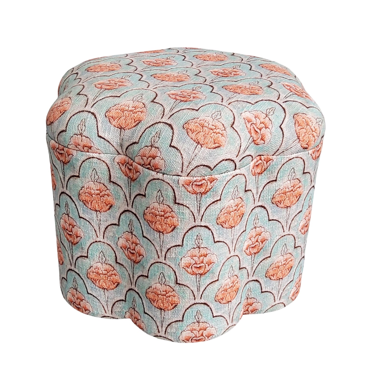 Design Republique Asti Flower Ottoman