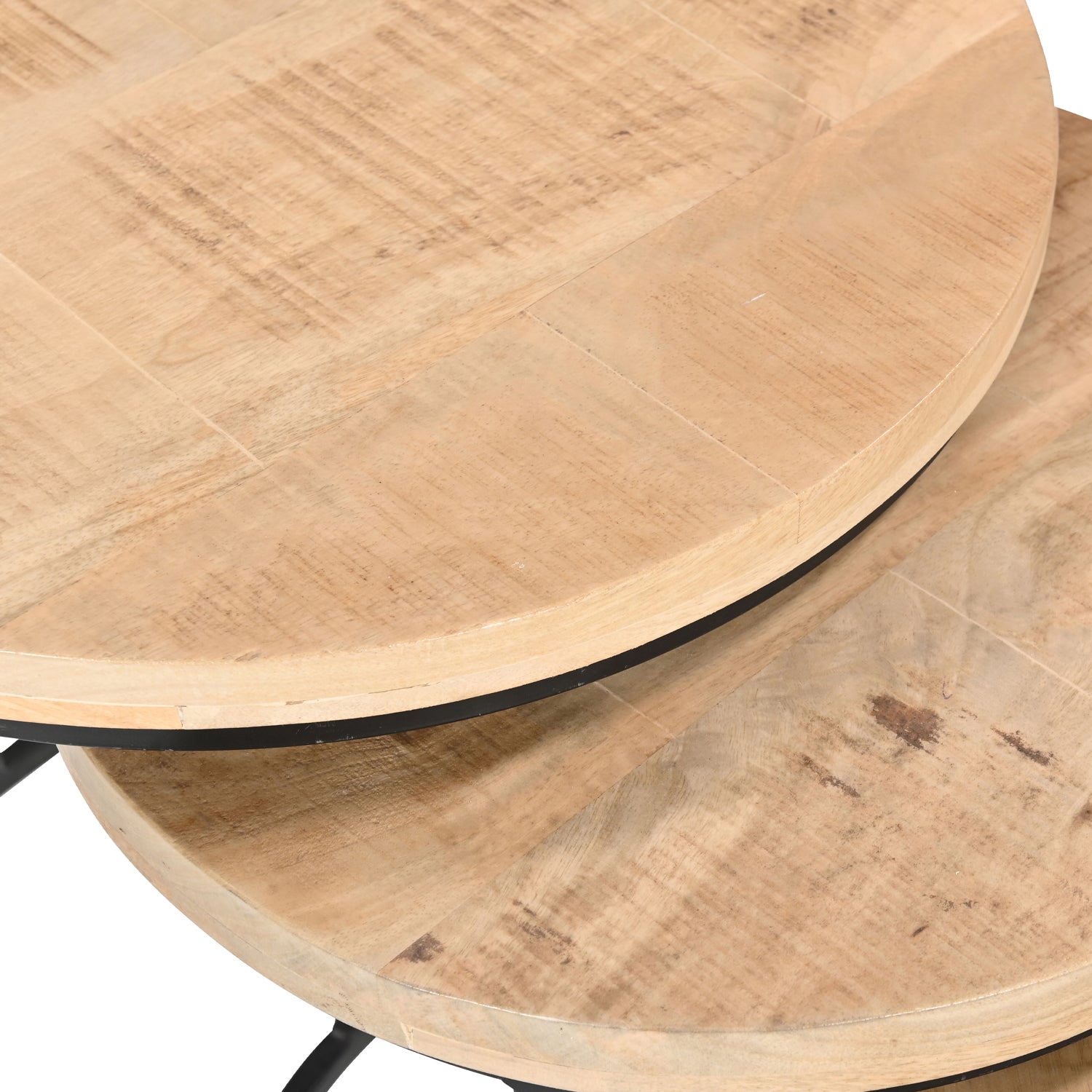 Amparo Reclaimed Set Of 3 Side Tables