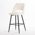 Design Republique Olivia Boucle Bar Stool