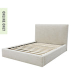 Cove Marina Linen Look Bed Frame