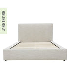 Cove Marina Linen Look Bed Frame